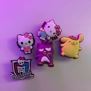 Hello kitty monster high Croc charms jibits